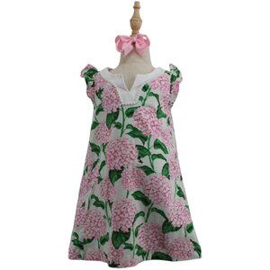 Crown & Ivy Girls Pink Hydrangea Floral Dress - Sleeveless Spring / Summer